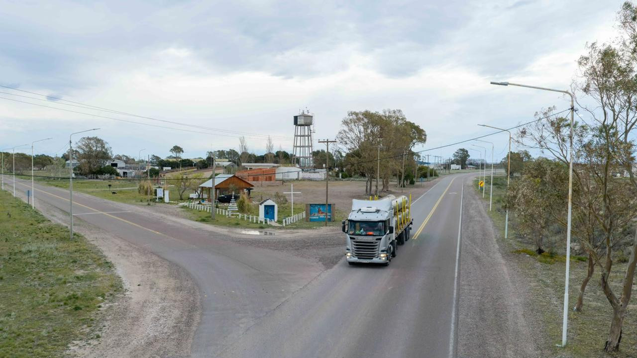 ruta y camion